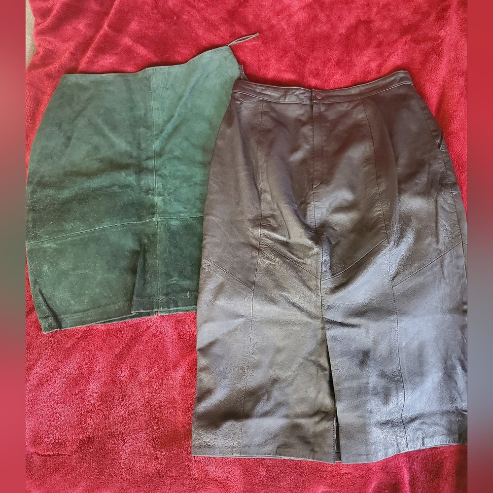 Vintage Leather Skirt Bundle
